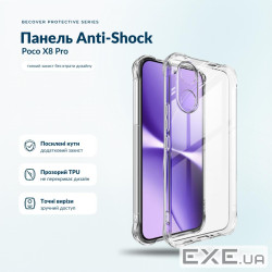 Чохол до мобільного телефона BeCover Anti-Shock Poco X8 Pro Clear (716024)
