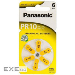 Батарейка Panasonic PR10 / PR230 (1.4V) * 6 (PR-230/6LB)