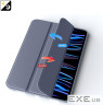 Чeхол-книжка BeCover Tri Fold Soft TPU Silicone для Apple iPad Pro 11" M4 2024 Purple (711749)