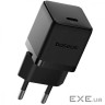 СЗУ Baseus Palm Fast Charger 20W (Type-C) + Кабель Type-C to Lightning 20W (1m) black (E0116401)