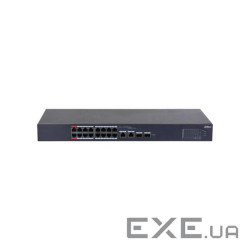 16-портовий керований з PoE Dahua DH-CS4218-16ET-135