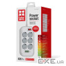 Мережевий фільтр COLORWAY CW-CHE64PDW White, 6 розеток, 1xUSB-C, 3xUSB, 2м