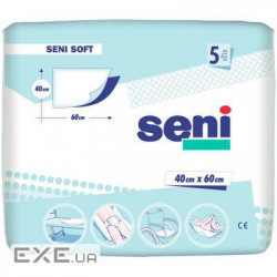 Пелюшки для немовлят Seni Soft 40x60 см 5 шт (5900516690304)