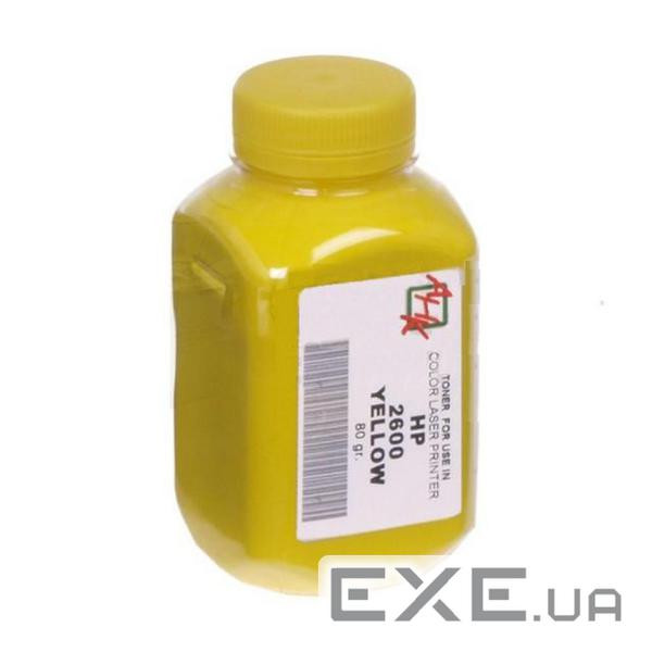 Тонер HP CLJ 1600/2600/2605, 80г Yellow AHK (1500820)