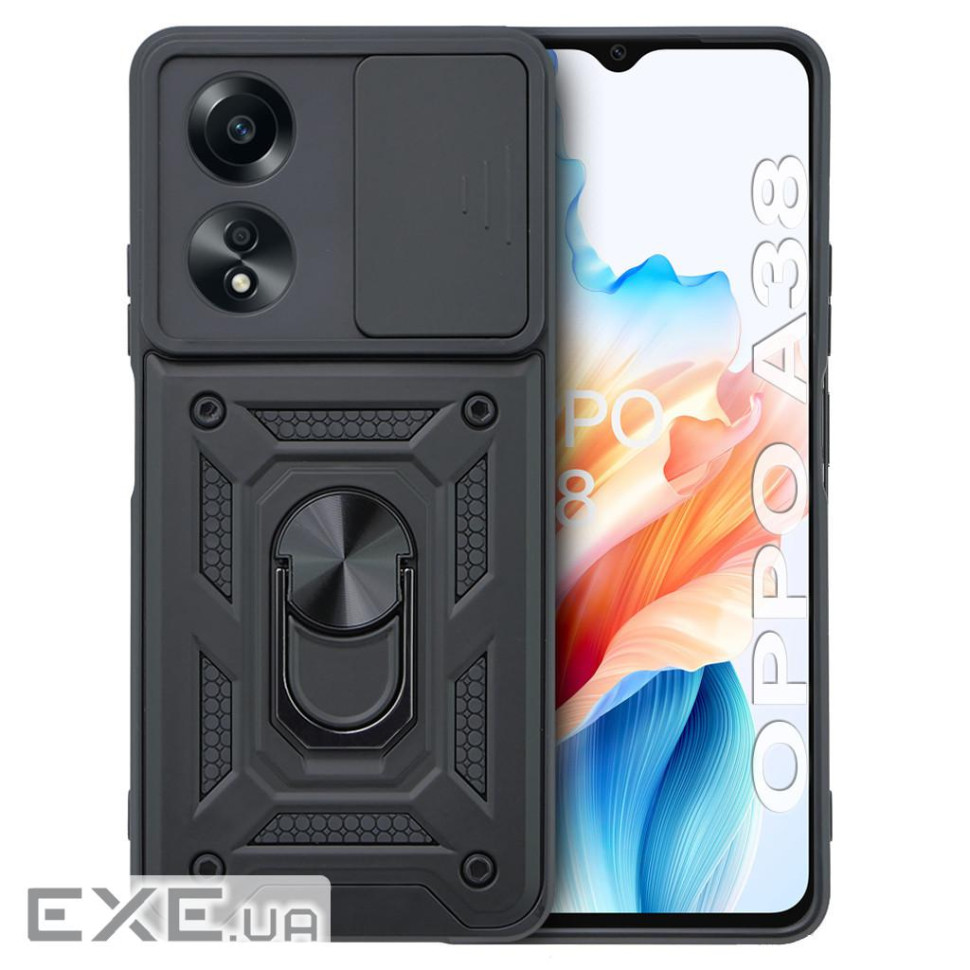 Чохол до мобільного телефона BeCover Military Oppo A38 Black (710714)