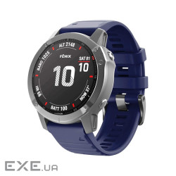 Ремінець для смарт-годинників Armorstandart Silicone 22mm для Garmin Fenix 5/6 Dark Blue (ARM60807)