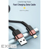 Дата кабель USB 2.0 AM to Lightning 2.0m 2.4A black Essager (EXCL-XCA01)