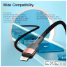 Дата кабель USB 2.0 AM to Lightning 2.0m 2.4A black Essager (EXCL-XCA01)