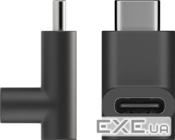 Перехідник обладнання USB Type-C M/F (адаптер),(USB3.0) 90ёвниз/вверх 5Gbps,чорний (75.05.5556-1) (75.05.5556-1)