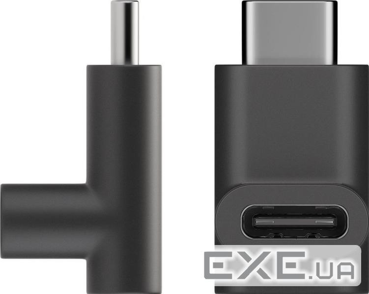 Перехідник обладнання USB Type-C M/F (адаптер),(USB3.0) 90ёвниз/вверх 5Gbps,чорний (75.05.5556-1) (75.05.5556-1)