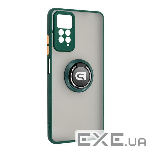 Чохол-накладка Armorstandart Frosted Matte Ring для Xiaomi Redmi Note 12 Pro 4G Dark Green (ARM68383