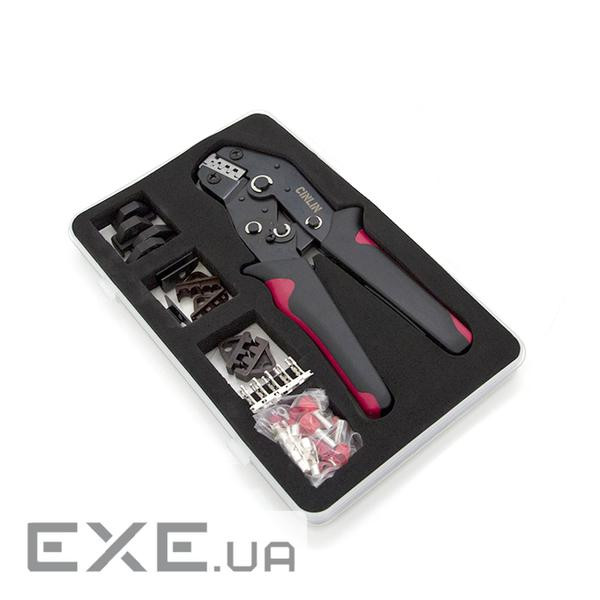 Інструмент обтискний Cinlin для обтискання клем + насадки 06-0.5-6mm2, 02С -0.5-2.5mm2, (Cinlin-2549)