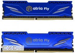 Модуль пам'яті 16Gb DDR4 2666MHz Atria Fly Blue ( 2x8) ATRIA UAT42666CL19BLK2/16