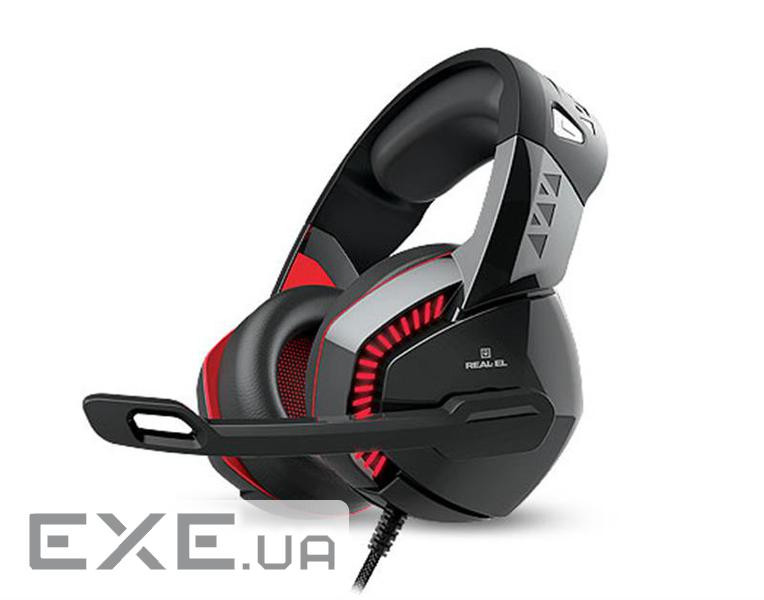 Навушники REAL-EL GDX-7800 Black/Red (EL124100027)