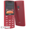Мобильный телефон 2E E240 2025 Dual Sim Red (794300867219), 2.4" (320х240) TN / кнопочный моноблок /