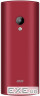 Мобильный телефон 2E E240 2025 Dual Sim Red (794300867219), 2.4" (320х240) TN / кнопочный моноблок /