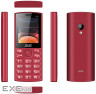Мобильный телефон 2E E240 2025 Dual Sim Red (794300867219), 2.4" (320х240) TN / кнопочный моноблок /