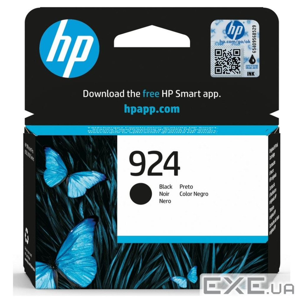 Картридж HP DJ No.924 Black (4K0U6NE)