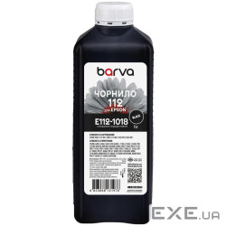Чорнило Barva Epson 112 1 л, special, black (E112-1018)