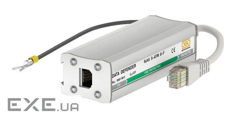 Обмежувач перенапруг RJ45 S-ATM 8-F OBO Bettermann 5081990