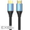 Кабель HDMI M - M, 12.0 м, V1.4, 4K 60Гц,PVC, Aluminum alloy Type синій Vention (ALHSM)