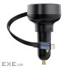 АЗУ Baseus Enjoyment Pro Car Charger C+Retractable Type-C Cable 60W black (C00057802111-01)