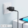 Зарядний пристрій 1xUSB-C 30W Gan A118 Fast Charger + USB-C cable black Acefast (6974316285175)
