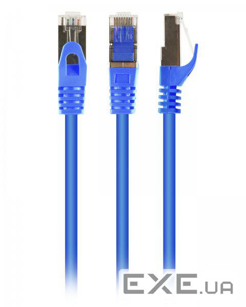 Патч корд PP6A-LSZHCU-B-1.5M, S/FTP, литий, 50u "штекер із клямкою, 2 м, синій (PP6A-LSZHCU-B-2M)
