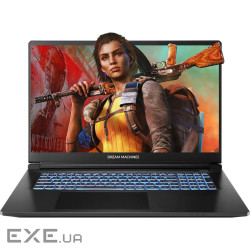 Dream Machines RT5060-17UA26 17.3” FHD 144Hz, 300n/Ryzen 7 H255/16 GB/SSD 512GB/RTX5060/GLAN/DOS