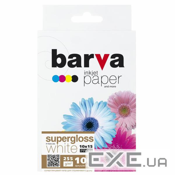 Фотопапір Barva 10x15, 255 g/m2, PROFI, 100арк, supergloss (R255-265)