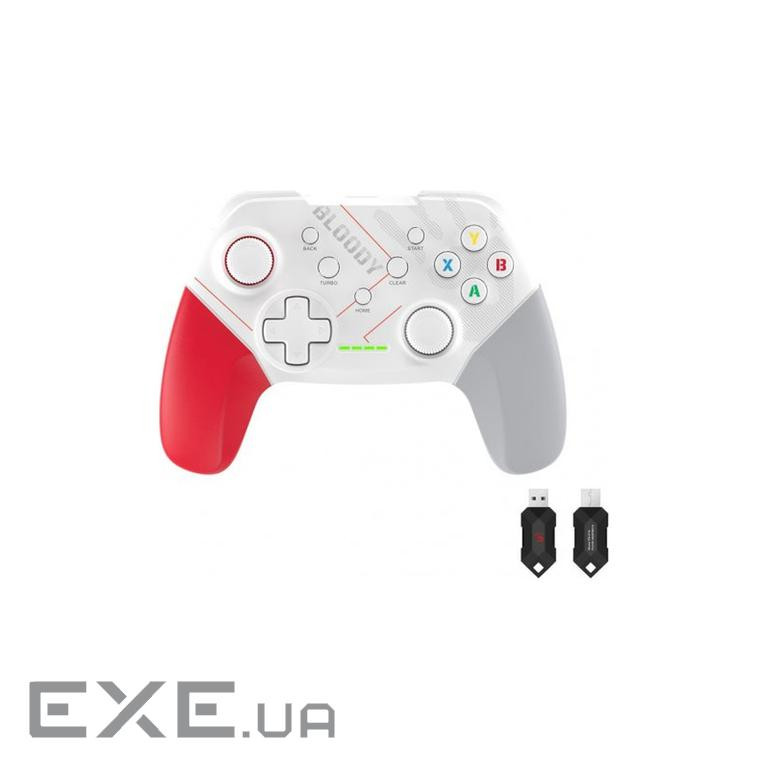 Геймпад A4Tech Bloody GPW50 Wireless/USB Sports White (4711421995733)