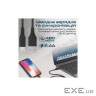 Дата кабель USB 2.0 AM to Lightning 1.2m 2.4A black Promate (powerlink-ai120.black)