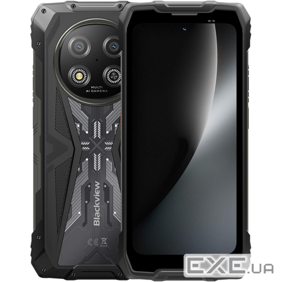 Смартфон Blackview ROCK 2 6.67" HD+ /12GB/256GB/ T8100 /15000mAh / 16+13Мп /IP69K (ROCK_2_12_265_BK)