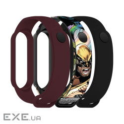 Ремінець до фітнес браслета Armorstandart комплект 3шт Xiaomi Mi Band 7/6/5 Wolverine com (ARM77056)