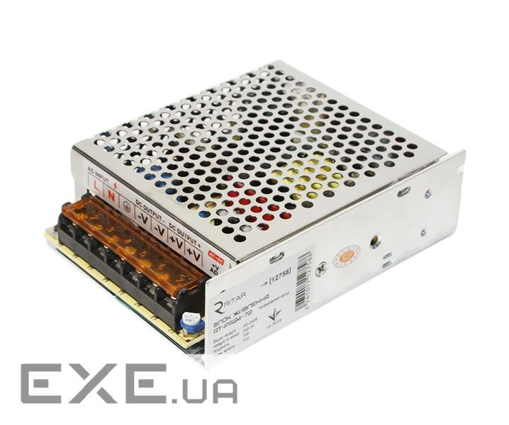 Блок живлення Ritar RTPS24-72 24В 3А (72Вт) перфорований