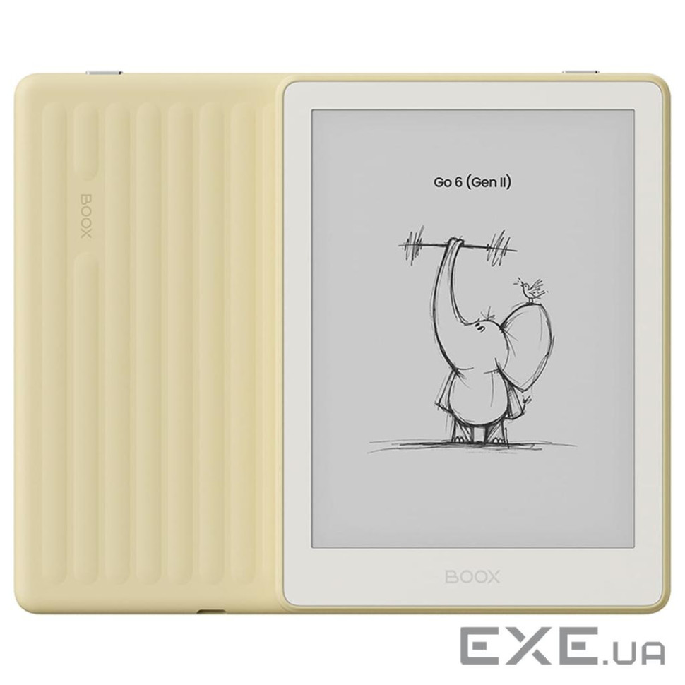 Электронная книга BOOX Go 6 (Gen II) Custard, 6" (1448 x 1072) E Ink Cart (BOOX_Go6(Gen II)_Custard)