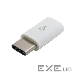 Перехідник microUSB(F) => Type-C(M), White, OEM (YT-ATc / M) microUSB(F) => Type-C(M), White, OEM (YT-ATc / M)