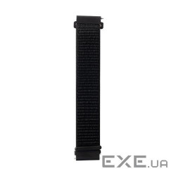 Ремінець для смарт годинника, 22 mm, Nylon Loop, Black (Nylon Loop, Black 22мм) )