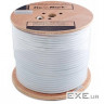 Кабель телевізійний FinMark RG-690, CU, double shielding, 100м (F690BVcu-WB_ (F690BVcu-WB white/100)