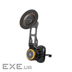 Автодержатель для смартфона магнитный Promate Bridgemount Black