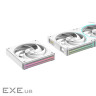 Корпусний вентилятор Zalman ZM-DF120 ARGB, 120мм, 800-2300rpm, 4pin, PWM, 3pin+5VARG (ZM-DF120WHITE)