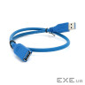 Дата кабель USB 3.0 AM/AF 0.5m blue Voltronic (YT-3.0AM\AF-0.5BL) (YT-3.0AM\AF-0.5BL)