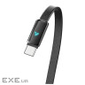 Дата кабель USB-C to USB-C 1.0m 5A 100W ultra-thin black ColorWay (CW-CBPDCC100-BK)