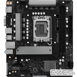AsRock H810M-X (1851/H810, 2*DDR5, PCIex16, HDMI/DP/VGA, 4xSATA, M.2, 2.5Glan, 7.1ch, mATX)