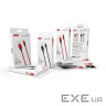 Дата кабель USB 2.0 AM to USB-C 1.0m braided NB143 red XO (6920680870691)