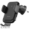 Автодержатель с Беспроводной Зарядкой Proove Nitro Charge 15W matte black (WHNC15002005)