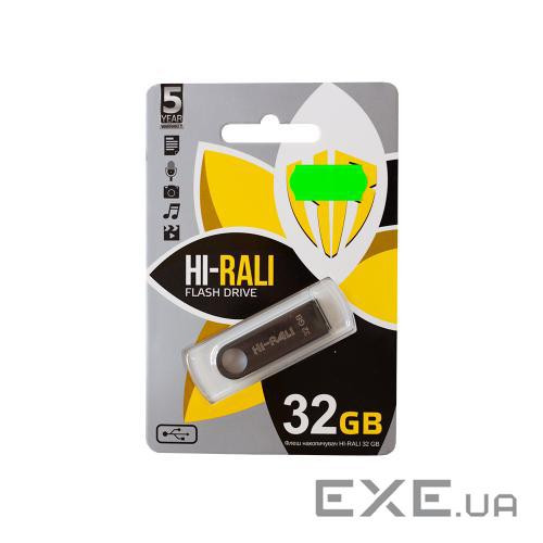 Флеш-накопичувач Hi-Rali 32 GB USB Flash Drive (HI-32GBSHBK)