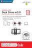 Накопичувач SanDisk 128GB USB 3.0 Ultra Dual Drive m3.0 OTG (SDDD3-128G-G46)