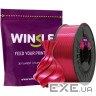 Пластик (Filament) WINKLE PLA SILK 1кг, 1.75мм, рубіново-рожевий (PSI01000175ROSRUBWNK)