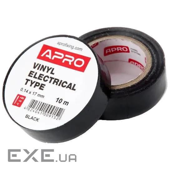 Ізолента чорна APRO APRO 0.14х17 мм 10 м